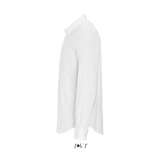 Férfi ing SOL S SO01426 Sol S Blake Men - Long Sleeve Stretch Shirt -3XL, White