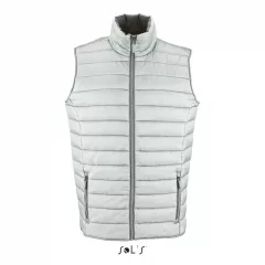 Férfi mellény SOL S SO01436 Sol S Wave Men - Lightweight Bodywarmer -2XL, Metal Grey