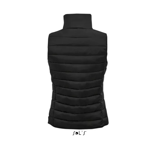 Női mellény SOL S SO01437 Sol S Wave Women - Lightweight Bodywarmer -L, Black