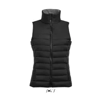 Női mellény SOL S SO01437 Sol S Wave Women - Lightweight Bodywarmer -S, Black