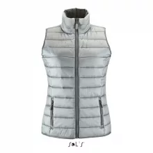 Női mellény SOL S SO01437 Sol S Wave Women - Lightweight Bodywarmer -2XL, Metal Grey