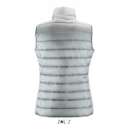 Női mellény SOL S SO01437 Sol S Wave Women - Lightweight Bodywarmer -XL, Metal Grey