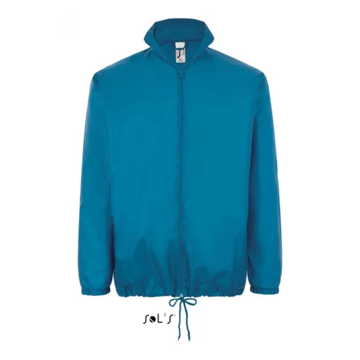 Uniszex széldzseki SOL S SO01618 Sol S Shift - Water Repellent Windbreaker -M, Aqua