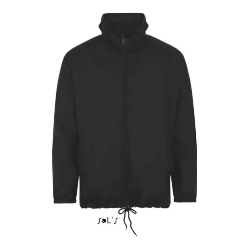Uniszex széldzseki SOL S SO01618 Sol S Shift - Water Repellent Windbreaker -M, Black