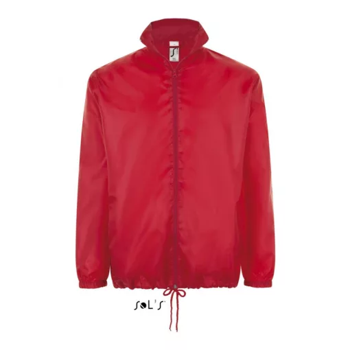 Uniszex széldzseki SOL S SO01618 Sol S Shift - Water Repellent Windbreaker -S, Red
