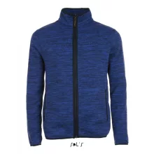 Uniszex kabát SOL S SO01652 Sol S Turbo - Knitted Fleece Jacket -XS, Bugatti Blue/Navy