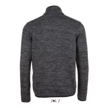 Uniszex kabát SOL S SO01652 Sol S Turbo - Knitted Fleece Jacket -M, Dark Grey/Black