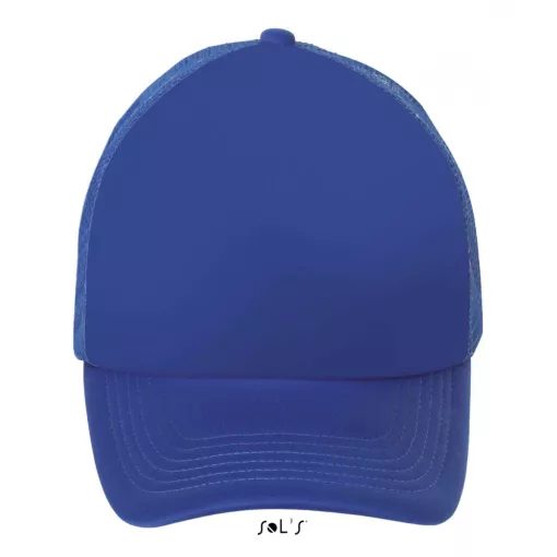 Uniszex sapka SOL S SO01668 Sol S Bubble - Five panel Mesh Cap -Egy méret, Royal Blue