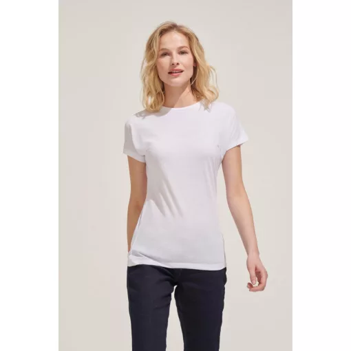 Női póló SOL S SO01705 Sol S Magma Women - Szublimációs póló -S, White