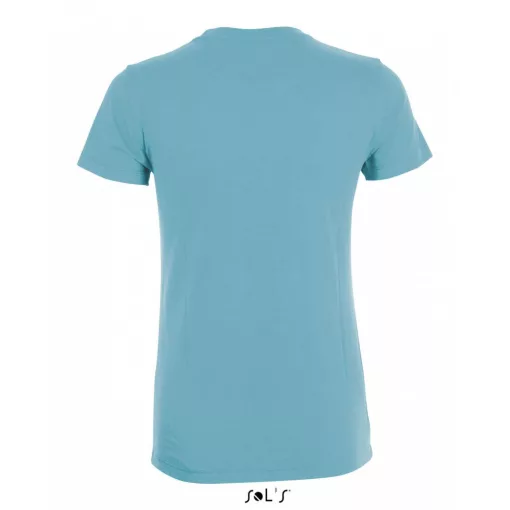 Női póló SOL S SO01825 Sol S Regent Környakú póló -2XL, Atoll Blue