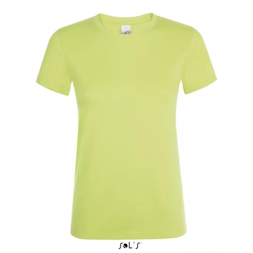 Női póló SOL S SO01825 Sol S Regent Környakú póló -L, Apple Green