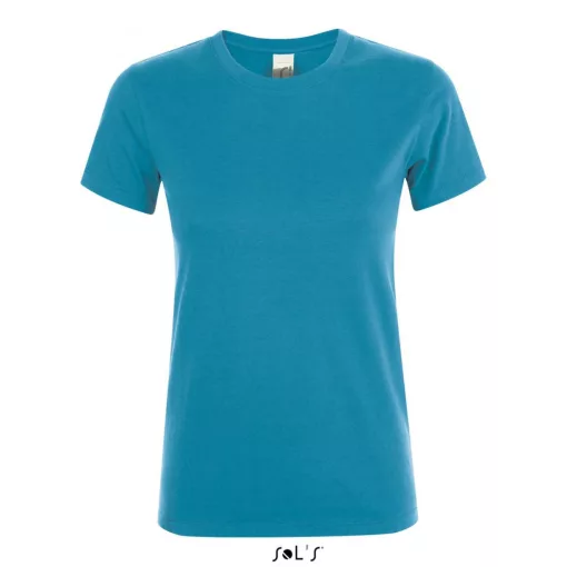Női póló SOL S SO01825 Sol S Regent Környakú póló -XL, Aqua