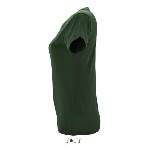 Női póló SOL S SO01825 Sol S Regent Környakú póló -XL, Bottle Green