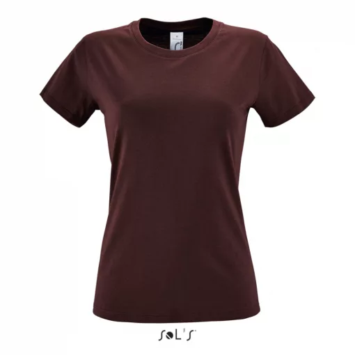 Női póló SOL S SO01825 Sol S Regent Környakú póló -XL, Burgundy
