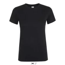 Női póló SOL S SO01825 Sol S Regent Környakú póló -2XL, Deep Black