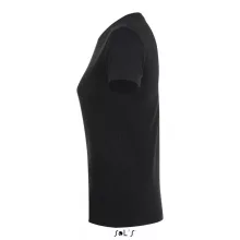 Női póló SOL S SO01825 Sol S Regent Környakú póló -L, Deep Black