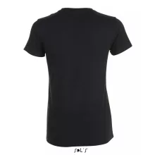 Női póló SOL S SO01825 Sol S Regent Környakú póló -S, Deep Black