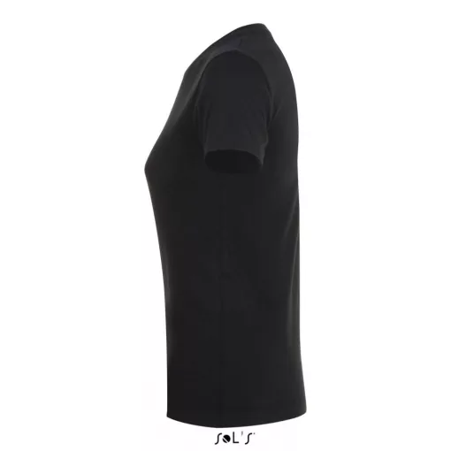 Női póló SOL S SO01825 Sol S Regent Környakú póló -XL, Deep Black