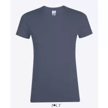 Női póló SOL S SO01825 Sol S Regent Környakú póló -S, Denim