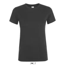 Női póló SOL S SO01825 Sol S Regent Környakú póló -L, Dark Grey