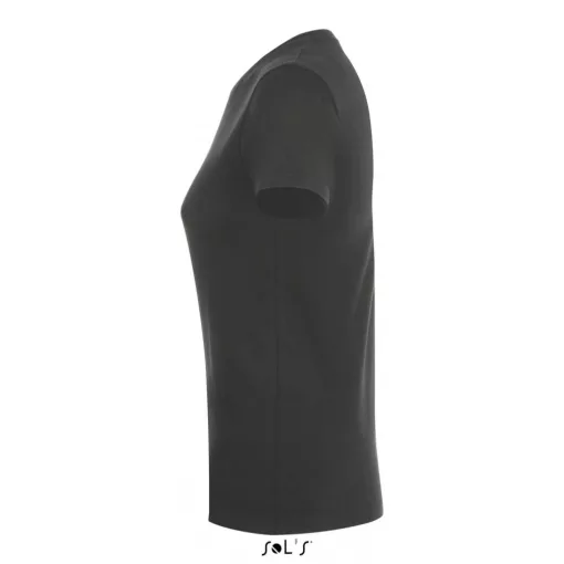 Női póló SOL S SO01825 Sol S Regent Környakú póló -M, Dark Grey