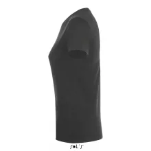 Női póló SOL S SO01825 Sol S Regent Környakú póló -S, Dark Grey