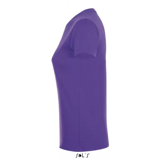 Női póló SOL S SO01825 Sol S Regent Környakú póló -2XL, Dark Purple