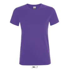 Női póló SOL S SO01825 Sol S Regent Környakú póló -L, Dark Purple