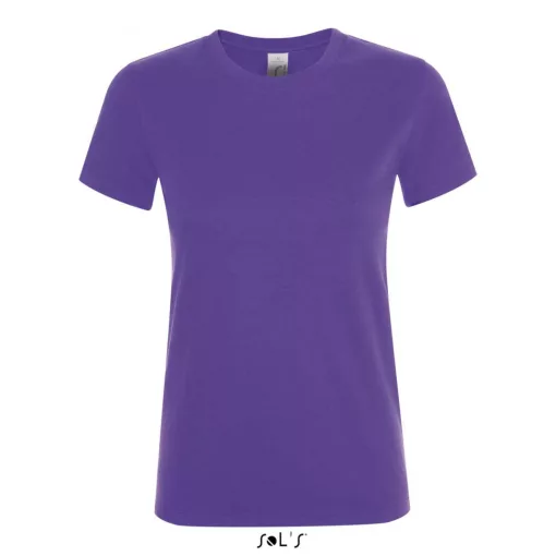 Női póló SOL S SO01825 Sol S Regent Környakú póló -S, Dark Purple