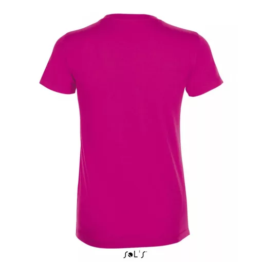 Női póló SOL S SO01825 Sol S Regent Környakú póló -XL, Fuchsia