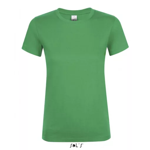 Női póló SOL S SO01825 Sol S Regent Környakú póló -L, Kelly Green
