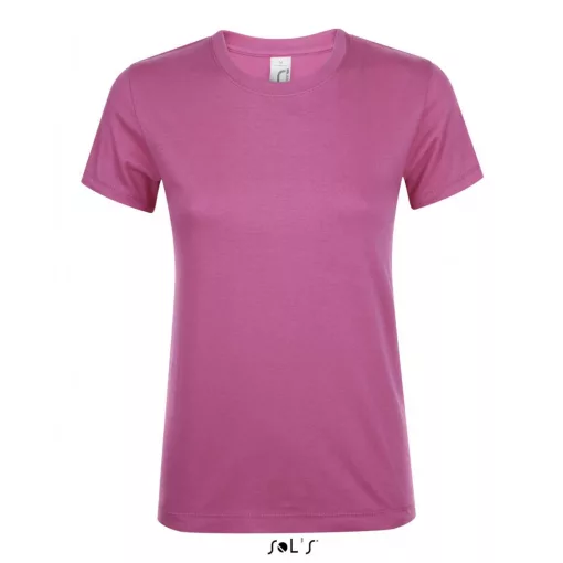 Női póló SOL S SO01825 Sol S Regent Környakú póló -S, Orchid Pink