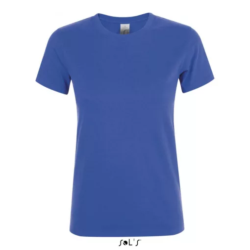 Női póló SOL S SO01825 Sol S Regent Környakú póló -XL, Royal Blue