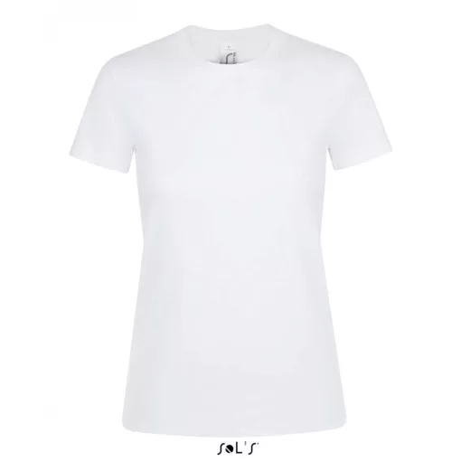 Női póló SOL S SO01825 Sol S Regent Környakú póló -L, White