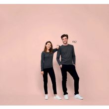 Férfi póló SOL S SO02074 Sol S Imperial Lsl Men - Hosszú Ujjú póló -2XL, Grey Melange