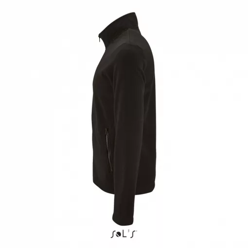 Férfi kabát SOL S SO02093 Sol S norman Men - plain Fleece Jacket -M, Black