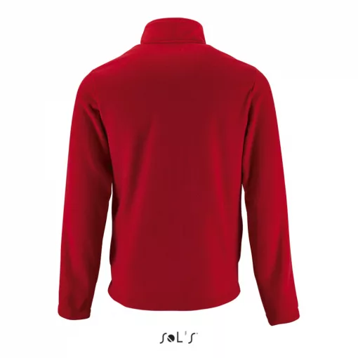 Férfi kabát SOL S SO02093 Sol S norman Men - plain Fleece Jacket -2XL, Red