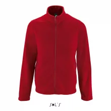 Férfi kabát SOL S SO02093 Sol S norman Men - plain Fleece Jacket -M, Red
