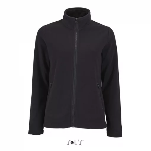 Női kabát SOL S SO02094 Sol S norman Women - plain Fleece Jacket -S, Black