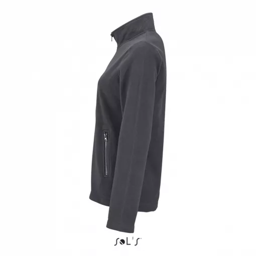 Női kabát SOL S SO02094 Sol S norman Women - plain Fleece Jacket -2XL, Charcoal Grey