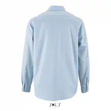 Férfi ing SOL S SO02102 Sol S Brody Men - Herringbone Shirt -L, Sky Blue