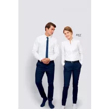 Férfi ing SOL S SO02102 Sol S Brody Men - Herringbone Shirt -S, Sky Blue