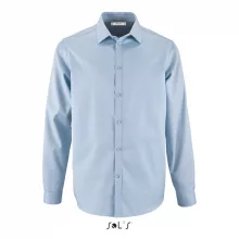 Férfi ing SOL S SO02102 Sol S Brody Men - Herringbone Shirt -XL, Sky Blue