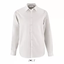 Férfi ing SOL S SO02102 Sol S Brody Men - Herringbone Shirt -L, White