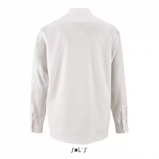 Férfi ing SOL S SO02102 Sol S Brody Men - Herringbone Shirt -S, White