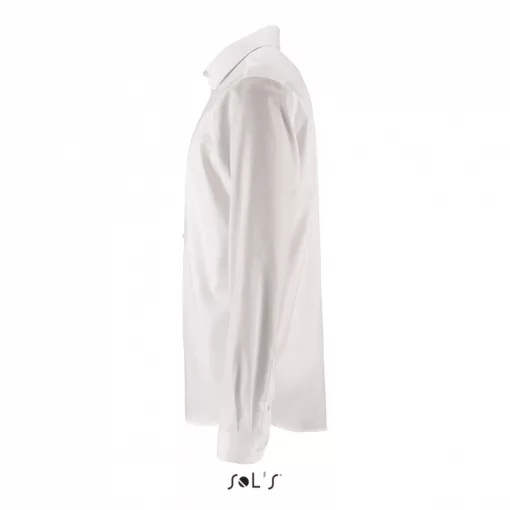 Férfi ing SOL S SO02102 Sol S Brody Men - Herringbone Shirt -S, White