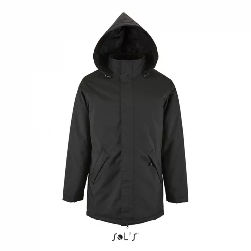 Uniszex kabát SOL S SO02109 Sol S Robyn - Jacket With padded Lining -S, Black