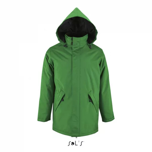 Uniszex kabát SOL S SO02109 Sol S Robyn - Jacket With padded Lining -XS, Kelly Green