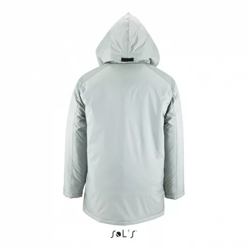 Uniszex kabát SOL S SO02109 Sol S Robyn - Jacket With padded Lining -L, Metal Grey
