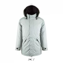 Uniszex kabát SOL S SO02109 Sol S Robyn - Jacket With padded Lining -XL, Metal Grey